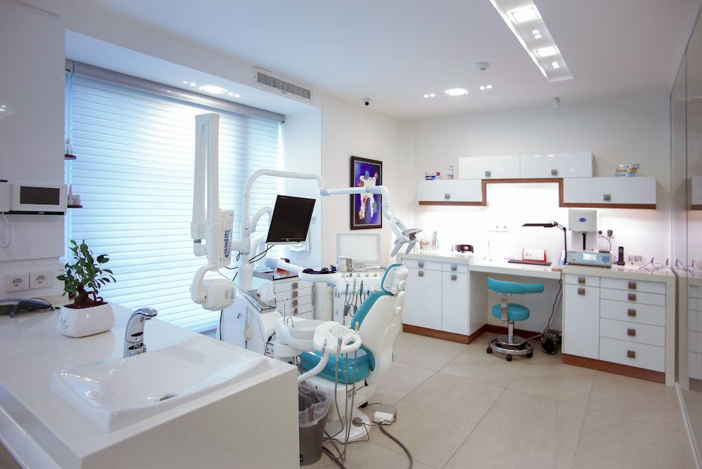 Modern laser vein clinic interior